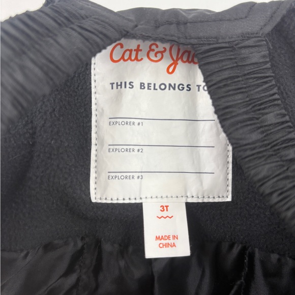 Black Snow Bib Overalls 3T - Picture 4 of 5